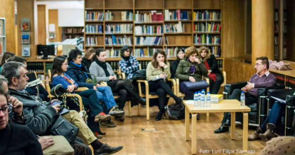 Photo from a debate in Porto